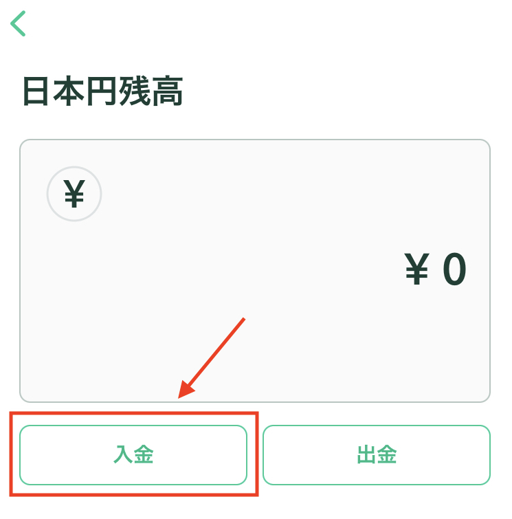 コインチェック 入金